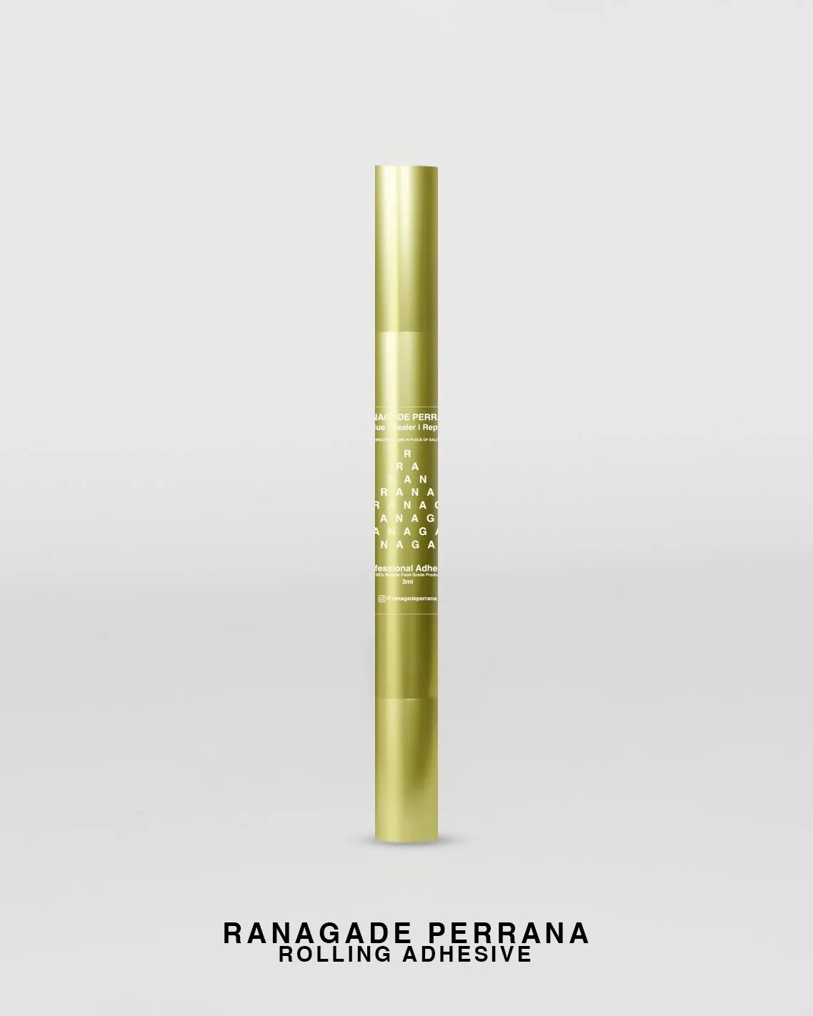 Ranagade PerRana Rolling Adhesive, a slim gold pen